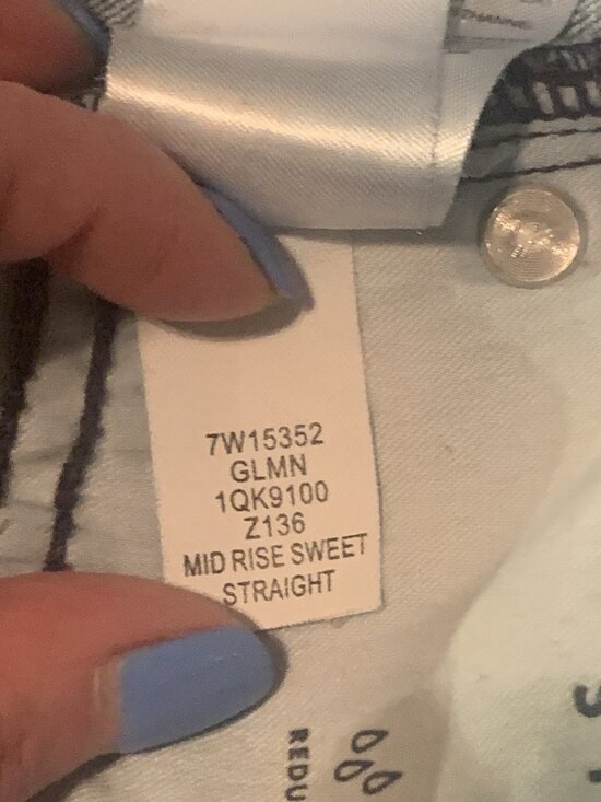 Lucky Brand Sweet Straight Leg Jeans Women's 12/31  Light Wash Mid-Rise Stretch - Picture 7 of 8